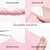 modelones UV Gloves for Gel Nail Lamp, Pink UV Gloves for Gel Manicures