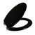 Design House Dalton Elongated Toilet Seat, Black