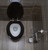 Design House Dalton Elongated Toilet Seat, Black