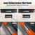 Rowa Door Sill Guards for Jeep 2018-2026 Wrangler JL JLU & 2020-2026 Gladiator JT, Carbon Fiber Pattern 304 Stainless Steel Door Entry Guard Full Coverage for Door Sill Protector (Patent Design)