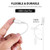 Short MicroUSB Cable Compatible with Your Bose SoundLink Color Speaker II with High Speed Charging. (1White,20,cm 8in)