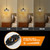 KAERDI Plug in Crystal Swag Pendant Light Hanging Lights with Plug in Cord