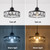 KAERDI Plug in Crystal Swag Pendant Light Hanging Lights with Plug in Cord