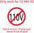 ANYPOWK 12V Low Voltage LED Light Bulbs - Warm White 3W(Only for 12-36V), Pack of 6