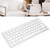 PUSOKEI Bluetooth Keyboard - QWERTZ German Layout, Slim, Silent, Stable Connection for iOS, Android,