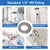 RUMOSE 118 inches Extra Long Shower Hose, Nickel
