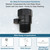 Midanya G1/2" Water Flow Control Shower Shut Off Valve,Oil Rubbed Bronze