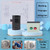 LE1D12 Single Phase Magnetic Switch Box, Single Phase 220V 230V 3 Phase 380V 400V 9 to 13A Magnetic Switch IP55 Flame Retardant Magnetic Starter Motor Control