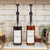Demi's Home 25.4 oz 750 ml Glass Coffee Syrup Dispenser for Coffee Bar - 2 Pack - Comprehensive Label Set & ¼ oz Pumps Included