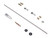 MIKODA Billet Aluminum Shift Transmission Column Linkage Kit Compatible with GM TH200, TH350, TH400, 4L60, 4L60E, 4L80E, TH700R4 1 SET Gear