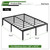 EMODA 14 Inch King Bed Frame Heavy Duty Metal Platform with Steel Slats