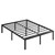 EMODA 14 Inch King Bed Frame Heavy Duty Metal Platform with Steel Slats