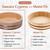 TIKUSAN Wooden Hangiri Sushi Rice Mixing Tub Copper Band Made in Japan Made of Sawara Cypress Sushi Rice Bowl Sushi Oke (13" (33cm))