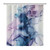 Umpoo Abstract Watercolor Blue Purple Marble Shower Curtain 69x70 Inch
