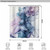 Umpoo Abstract Watercolor Blue Purple Marble Shower Curtain 69x70 Inch