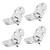 2/4Pcs Marine Stainless Steel 316 Cabin Door Flap Concealed Folding Table Hinges, 66 * 30mm 180 Degree Turn Plate Hinge Hidden Hinge Furniture Assembly Cabinet Door Hinges (4)