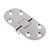 2/4Pcs Marine Stainless Steel 316 Cabin Door Flap Concealed Folding Table Hinges, 66 * 30mm 180 Degree Turn Plate Hinge Hidden Hinge Furniture Assembly Cabinet Door Hinges (4)