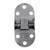 2/4Pcs Marine Stainless Steel 316 Cabin Door Flap Concealed Folding Table Hinges, 66 * 30mm 180 Degree Turn Plate Hinge Hidden Hinge Furniture Assembly Cabinet Door Hinges (4)