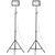 2PCS LED Work Lights with Stand, 110W 11000 Lumens Portable