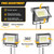 2PCS LED Work Lights with Stand, 110W 11000 Lumens Portable