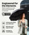 Repel Windproof Travel Umbrella - Compact & Withstands Winds up to 100MPH, Strongest Premium Auto Folding Umbrella for Rain and Sun - Durable, Light & Portable for Women & Men, Fits Backpack & Cars