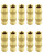 QWORK 1/4" Push To Connect Fittings - 10 Pack Air Compressor Quick Connect Dot Air Line Pneumatic Hose Fittings