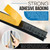Adhesive V Shape Weatherstrip, Weather Stripping Door Seal Strip Foam Door Frame Insulation Side Jamb Bottom Groove Gap Filler Soundproof V Weatherstripping (Black, 1/2 in x 1/2 in x 26 Ft)