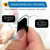 Adhesive V Shape Weatherstrip, Weather Stripping Door Seal Strip Foam Door Frame Insulation Side Jamb Bottom Groove Gap Filler Soundproof V Weatherstripping (Black, 1/2 in x 1/2 in x 26 Ft)