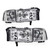 GRAND ORANGE Headlights Assembly, Fit Dodge Ram 1500 2500 3500 1994-2002