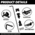 18" Heavy Duty Cane Bolt Gate Drop Rod Hardware Ground Latch for Wood PVC Vinyl Metal Fences Gates, Double Doors, Black Solid Steel -2 Pack