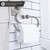 Design House Savannah Toilet Paper Holder, Polished Chrome, White