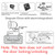 TOTMOX Car Alarm Siren 120dB, Car Security Horn Cw-8110, Universal Vehicle Alarm Security ion System, Theft Device 12V 20W, 2 Remote Controls 6 Tone Alarm Loudspeaker 7-Level Sensitivity
