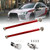 EOHMAK 2PCS Front Bumper Lip Splitter Strut Rod Tie Bars Support Rod