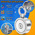 Grtard 700 LBS Fishing Magnet, 2.36 Inch Double Hole Fishing Magnet Kit