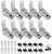 10 Pack Cabinet Lock with Keys, RV Storage Locks, 7/8” Tubular Cam Lock Keyed Alike, RV Locks for Storage Door Camper Cabinet Toolbox RV Cam Locks with Manual