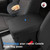 INTGET Center Console Cover for 2022-2025 2026 Nissan Frontier Accessories Leather Middle Armrest Lid Protector Replacement (Black Leather)