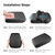 INTGET Center Console Cover for 2022-2025 2026 Nissan Frontier Accessories Leather Middle Armrest Lid Protector Replacement (Black Leather)