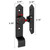 2 Packs 90 Degree Black Barn Door Lock, Flip Gate Latch with Handle