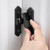2 Packs 90 Degree Black Barn Door Lock, Flip Gate Latch with Handle
