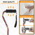LIXIANG Walking Canes Stablize Women Quad Canes for Seniors & Adults Foldable Adjustable for Men & Women Heavy Duty Freestanding Cane for People with Leg Injuries 3 footings (Purple Flower)
