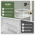 HAMITOR Rustproof Bathtub Corner Shelf, 4-Tier Shower Caddy Tension Pole