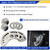 GOLKNHA ±1.5 Degree Camber Lock Alignment Fix & Upper Arm Cam Bolt Kit Compatible with Silverado Sierra Silverado 3500 2500 1500 304 Stainless Steel 1999-2019