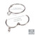 Openable Curtain Rings with Eyelets,1.25inch Heavy Duty Rustproof Metal Drapery Rings,Shower Curtain Rings 24pcs Silver Zocang