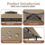 Grill Gazebo Replacement Top for Model : 822694,31937-17,21581,43472,812576
