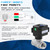 movafaFH 3/4" Motorized Ball Valve with Function - 9-24V DC Electric Water Valve Full Port, 3 Wire 2 Point Automatic Ball Valve, Stainless Steel, NSF Certified, IP67