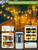 Larkvue 48FT Solar String Lights Outdoor with Remote, 16 ST38 Bulbs, Black