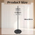 GSYUWIH Floor Standing Belt Display Rack, Tie Hook, 66.2in Belt Display Rack, Metal Retail Tie Rack Hanger Organiser for Belt Displays Belt Displays for Bedroom Clothing Store Business