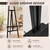 Stuelloaf Large Black Wooden Easel Stand for Sign, A-Frame Painting Easel