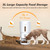 Automatic Cat Feeder - 5L Anti-Clog Cat Food Dispenser Keeps 2-15mm Dry Food Fresh, 10s Voice, 1-6 Meals/Day, Programmable Portions, 180-Day Battery Life, Easy to Clean Auto Pet Feeder for Small Dog