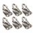 Hopoint 6Pcs Hook Stainless Steel Heavy Duty Spring Buckle Type Hanger Marine Hardware Hook, Boat Fender for Home Engineering Easily Hang and Adjust